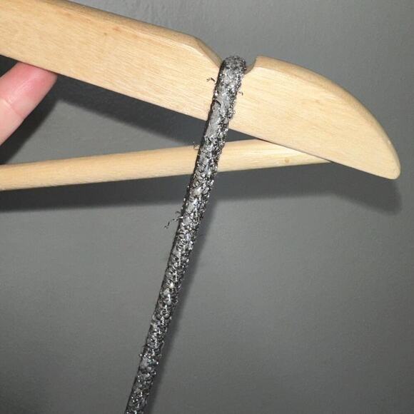 Alice + Olivia Chicago Sequin Fringe Mini Dress Gunmetal Silver/Gray Size US 4 - Picture 7 of 11